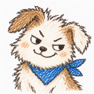 相棒犬ゴロのキャラクター